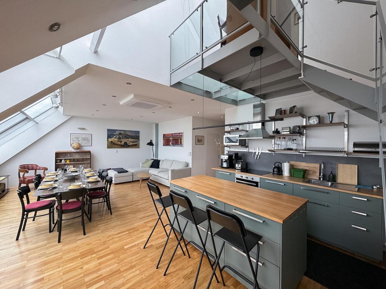 Ferienwohnung 360 View Loft 3 Wien Exterior foto
