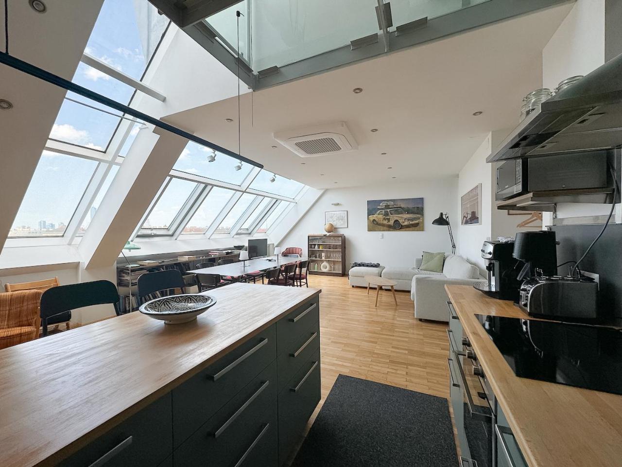 Ferienwohnung 360 View Loft 3 Wien Exterior foto